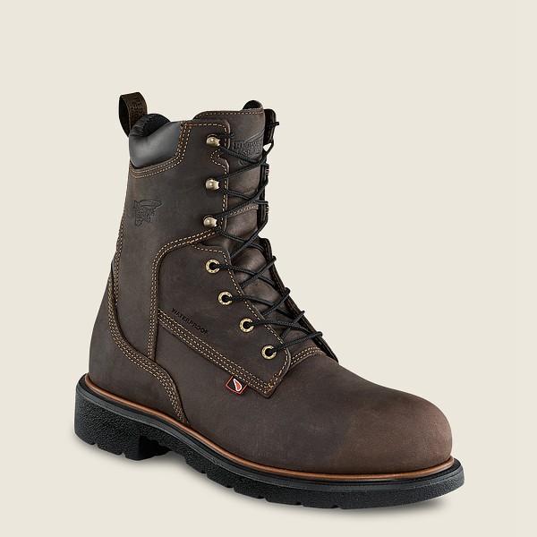 Botas de Seguridad Red Wing Hombre Grises Oscuro - Dynaforce® - 8-Inch Insulated Waterproof Toe - 41